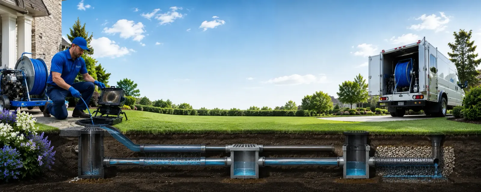 Outdoor drain cleaning information for Alfred, NY